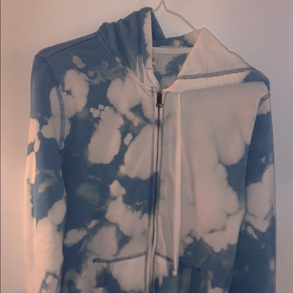 Blue Tie Dye Sweatshirt